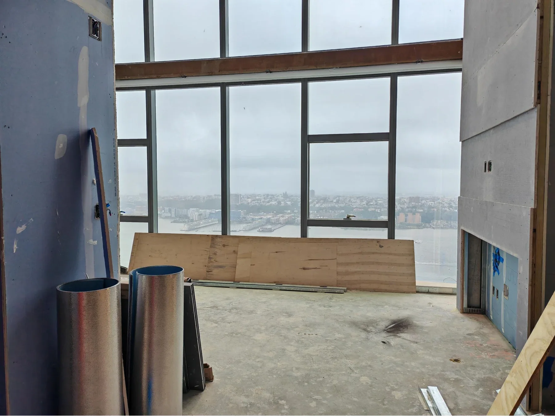 Renovation work in progress at the referenced hotel project